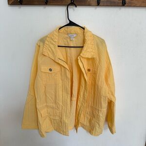 CJ Banks Yellow Women's Jacket